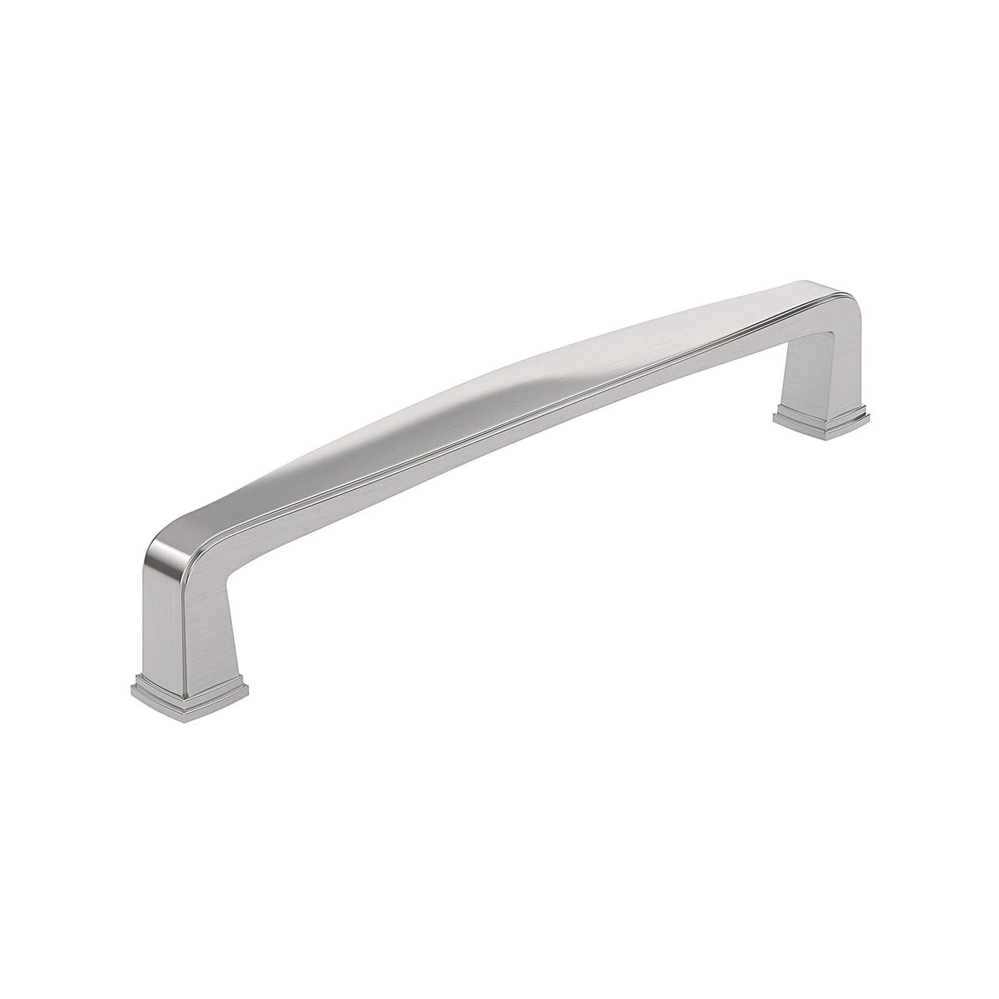 Richelieu Hardware BP810128195 Charlemagne Collection 5 116inch 128 mm CentertoCenter Brushed Nickel Transitional Cabinet and Drawer Pull Handle for Kitchen Bathroom and Furniture