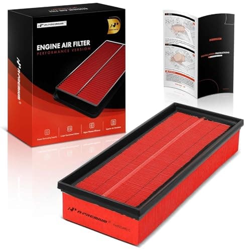 APremium Highperformance Preoiled Engine Air Filter Compatible with Nissan Altima 2007 2008 2009 2010 2011 2012 2013 L4 25L Flexible Panel