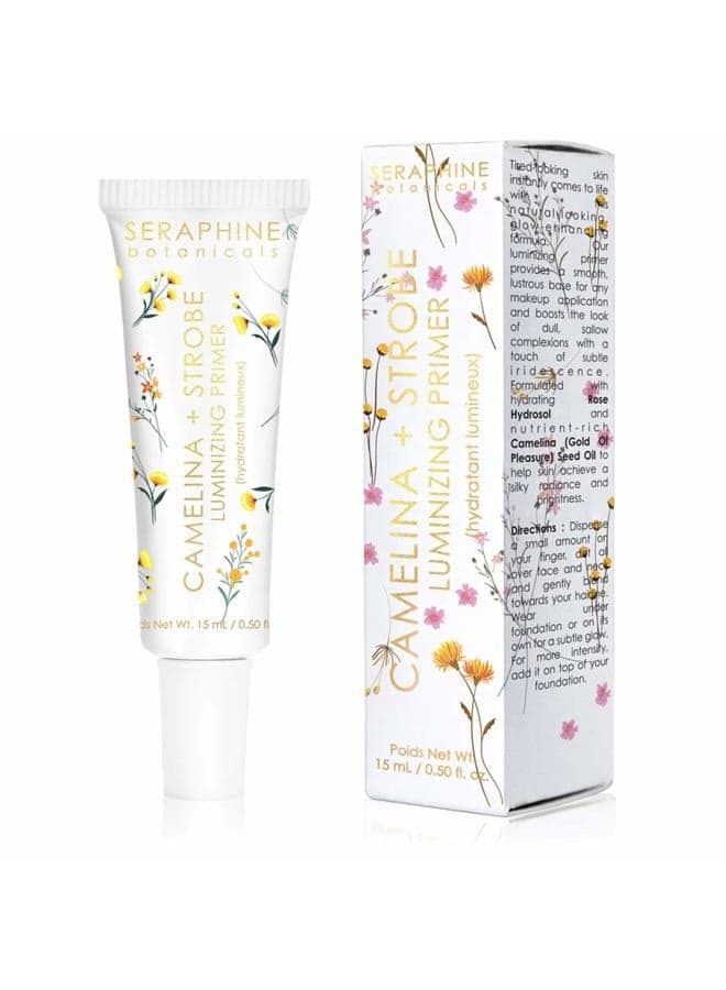 Seraphine Botanicals Camelina + Strobe - Luminizing Primer Glow-Enhancing Formula 15 ml/ 0.50 oz