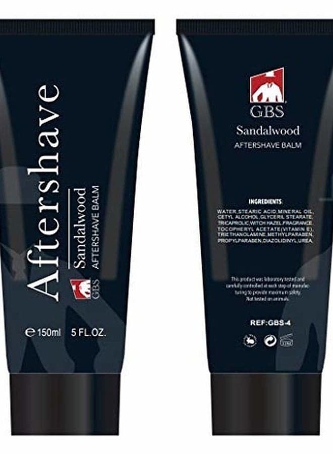 Aftershave Balm, Sandalwood, 5-Ounce