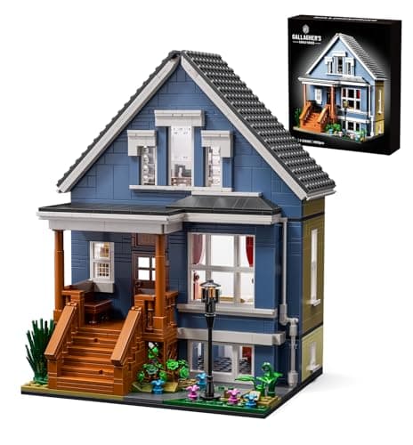 Shame House Building Blocks Gallagher House TV Series Frank Fiona Creative Toys Set Compatible with Lego Gift Decor for Fans 18 Adult1058 PCS
