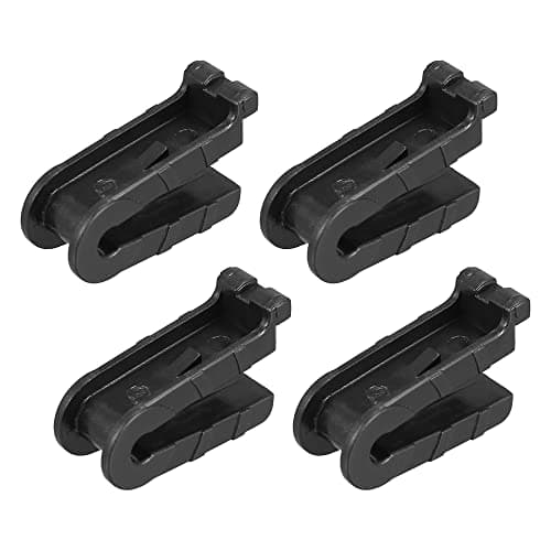 ACROPIX Universal Front Wiper Blade Arm Adapter Clip J Hook Type C - Pack of 4 Black