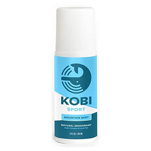 Kobi RollOn Deodorant for Kids Preteens Boys Girls Natural AluminumFree Sport Strength Mint Sprint