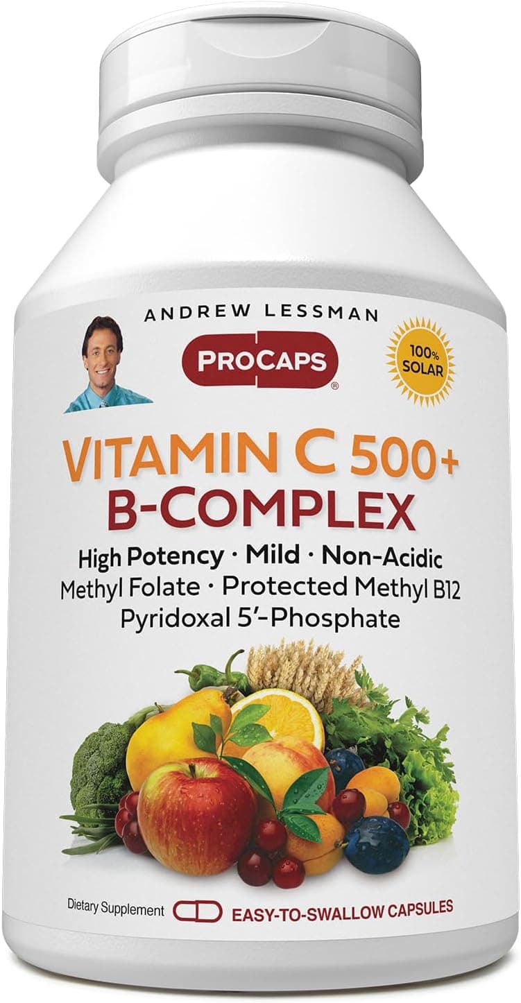 Vitamin C 500+ B-Complex Capsules for Adults