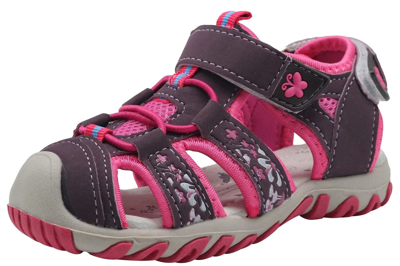 Apakowa Kid's Girl's Soft Sole Close Toe Sport Beach Sandals (Toddler/Little Kid)