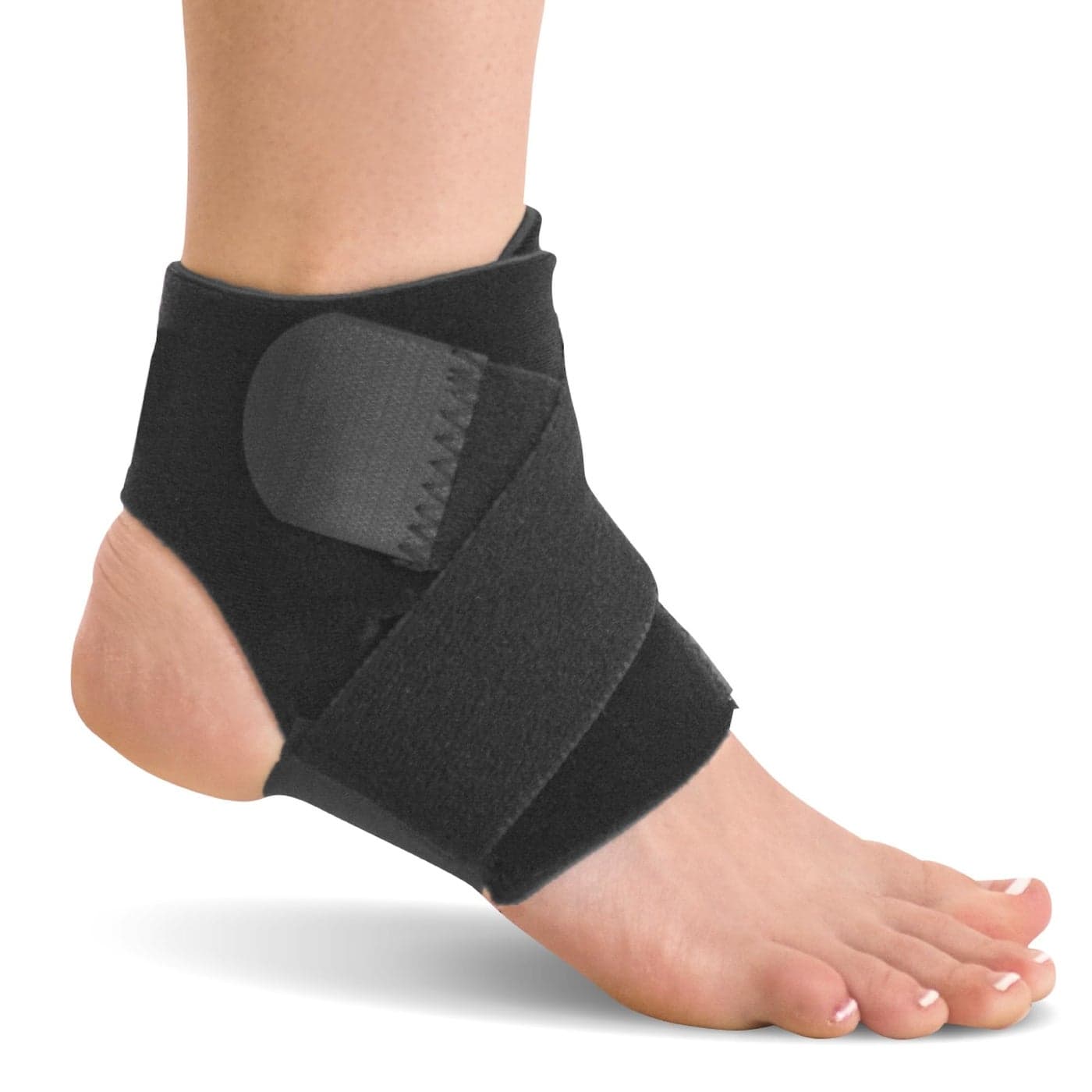 Neoprene WaterResistant Ankle Brace Compression Foot Wrap for Swimming Running Surfing Diving Exercise Athletic Support Protection Sprains Tendonitis and PTTD Pain SM