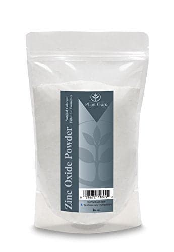Zinc Oxide Powder 1 lb. Non-Nano, Uncoated, 100% Pure USP Pharmaceutical Grade. Great for DYI Soap Making, Sunscreen, Sunblock, Deodorant, Baby Diaper Rash Ointment and Acne Cream.