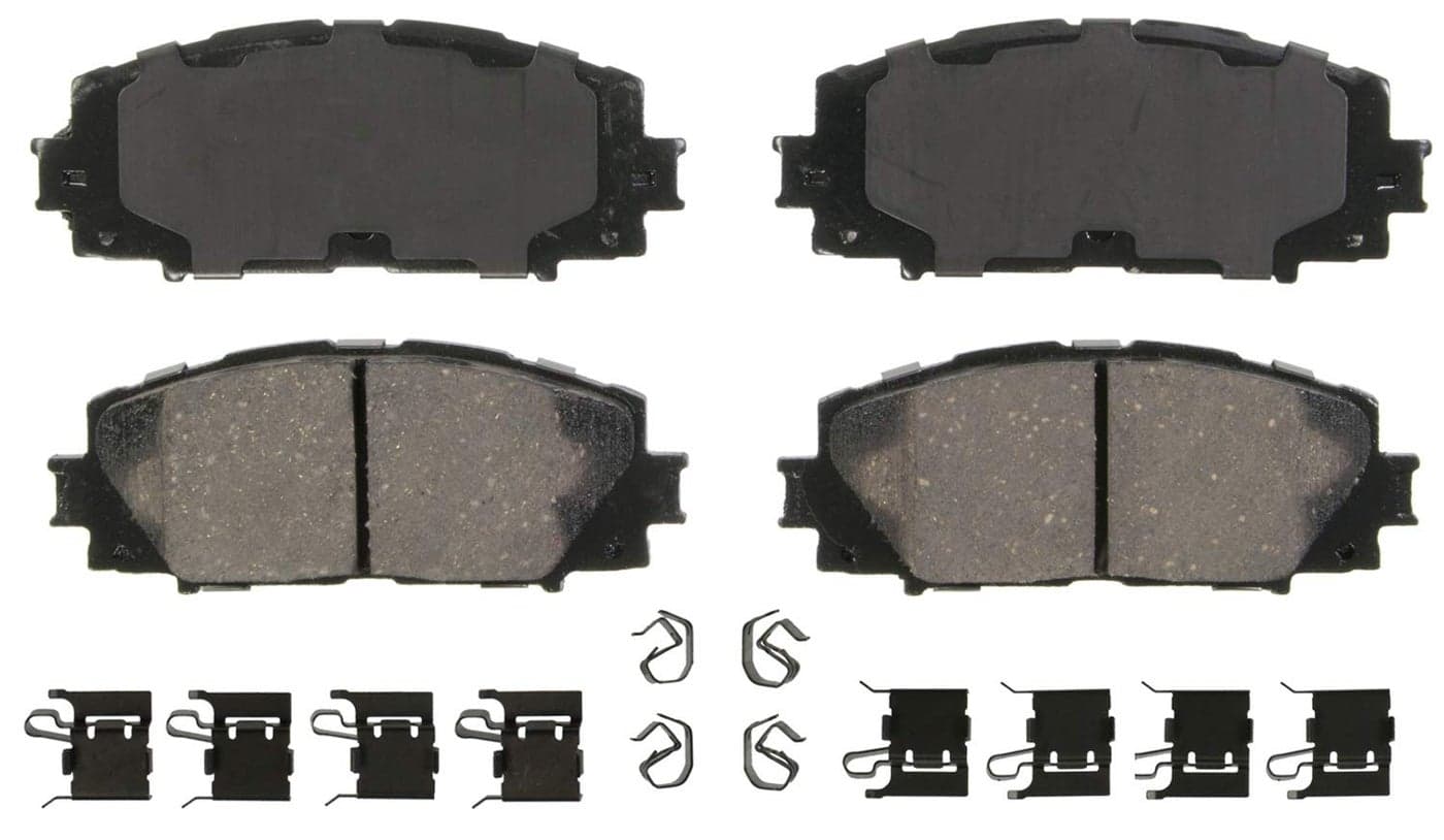 Wagner QuickStop ZD1184 Front Disc Brake Pad Set for 2016 Toyota Prius