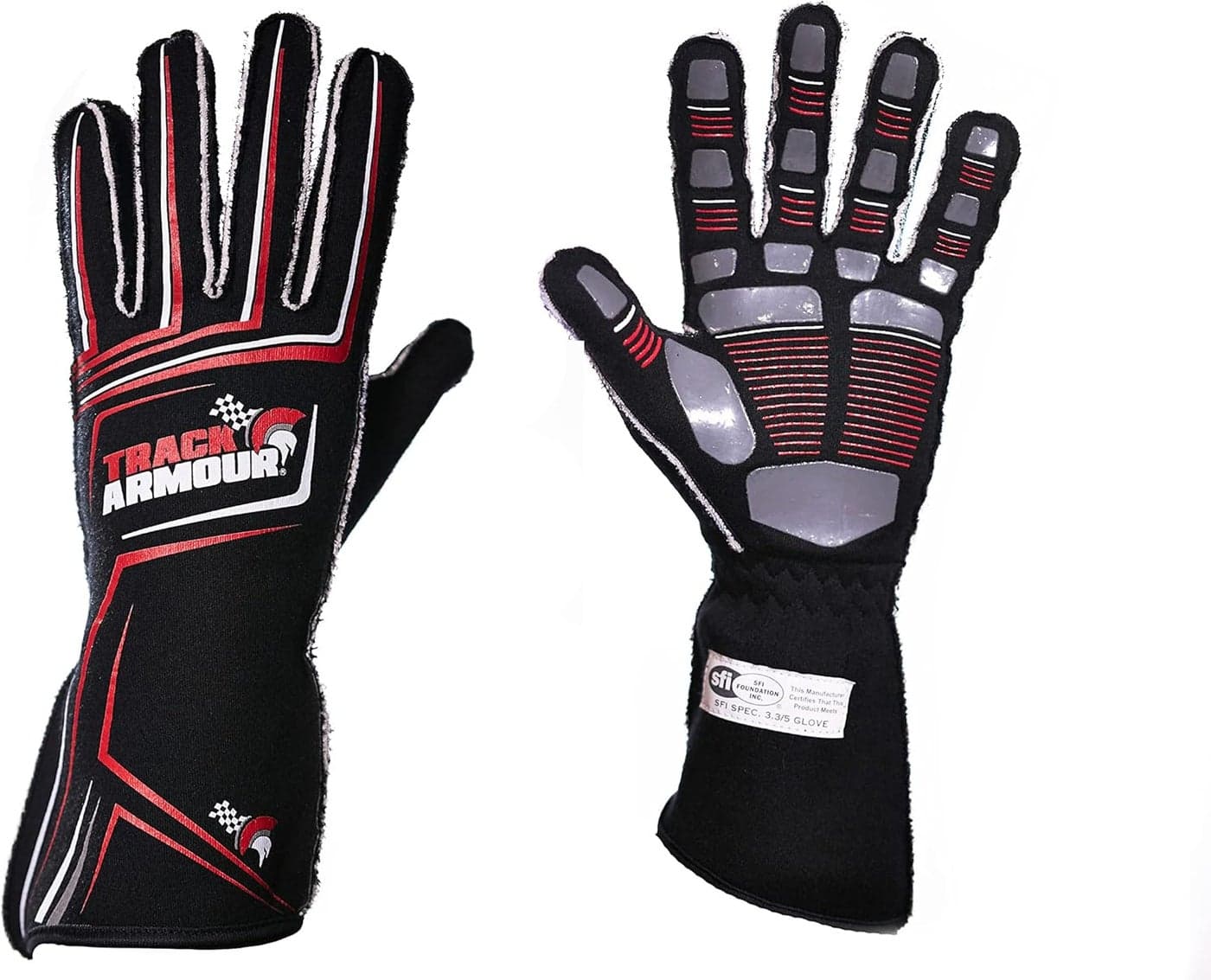 TRACK ARMOUR Series 4 Racing Glove SFI 3.3/5 Nomex Fabric Silicon Grip