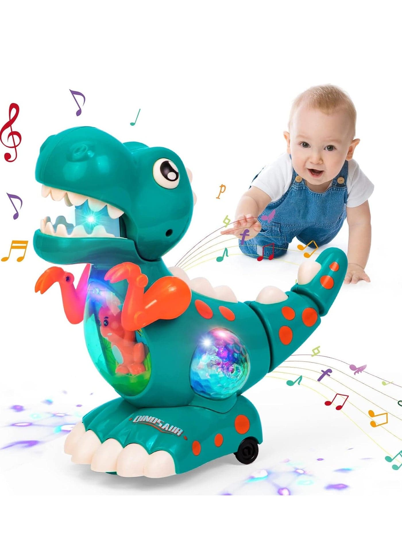 Baby Crawling Toys with Music Toddlers Toys for Boys and Girls Music Toddler Musical Toys Early Education Development Toys Gifts for Infant Toddler Boys Girls