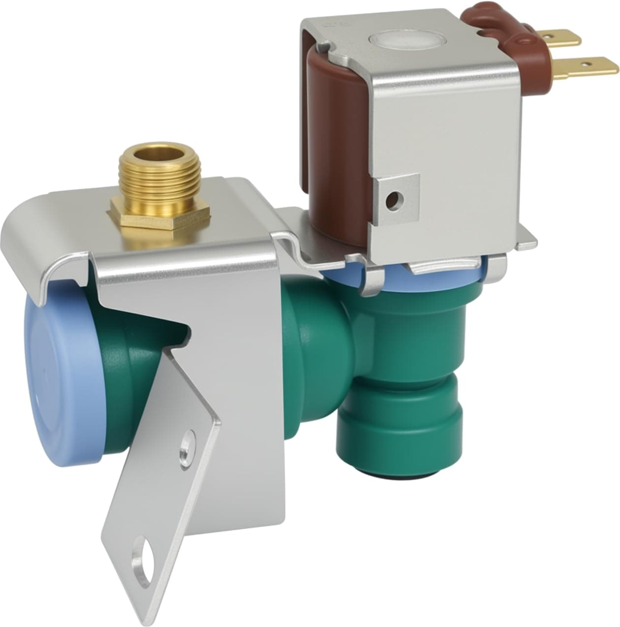 WPW10238100 Refrigerator Water Inlet Valve W10498992 Replace W11451511 AP6017532 Water Inlet Valve Compatible with Whirlpool Kenmore KitchenAid Maytag JennAir Ikea Refrigerator 2years