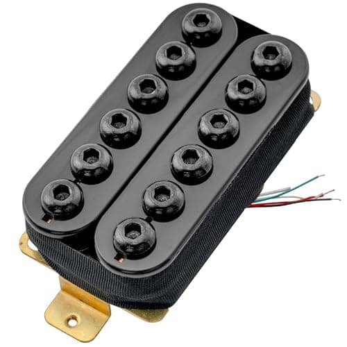 Artec HIVB Invader Ceramic Humbucker Pickup Bridge Pickup 16.8K for Electric Guitar, Black