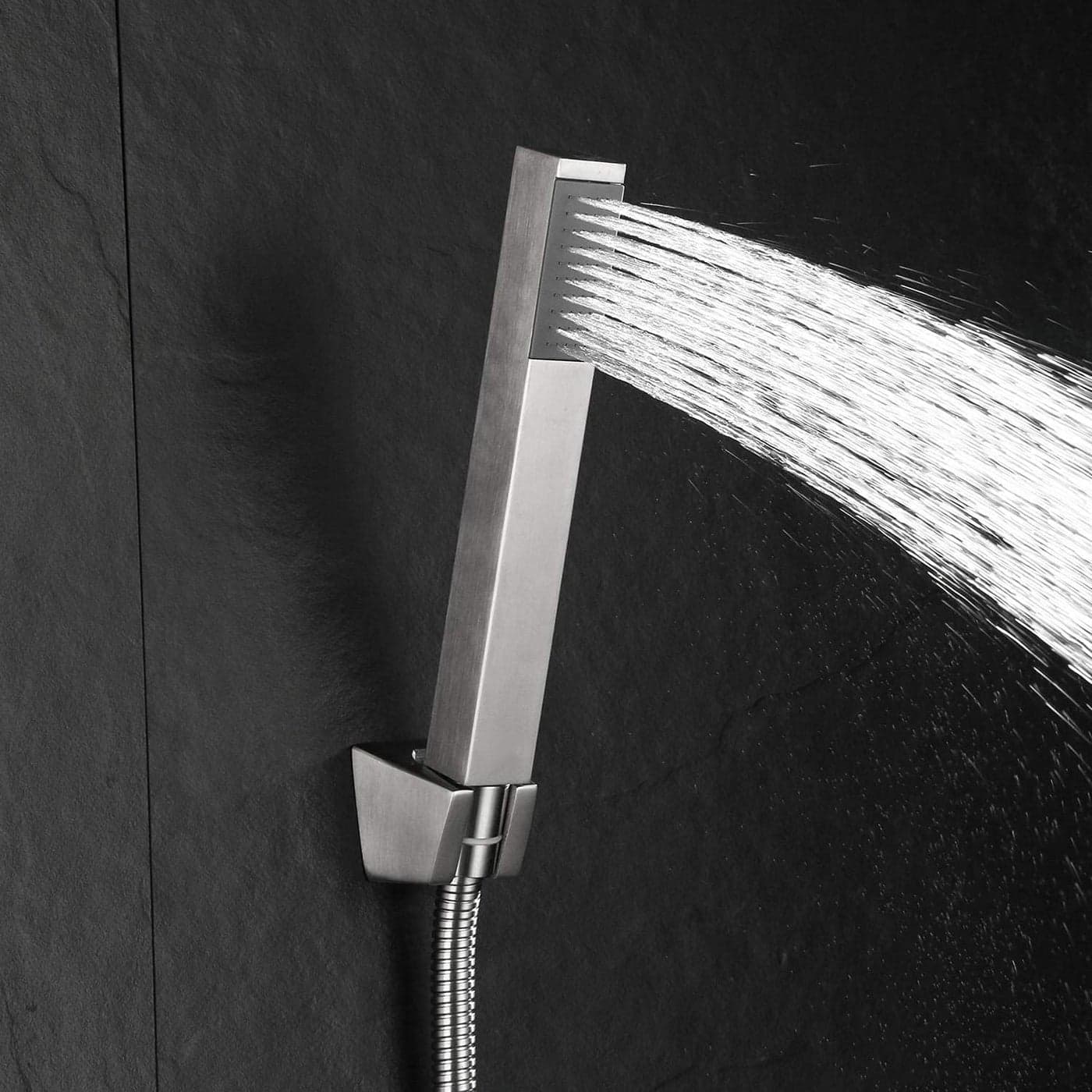 Aquieen Hand Shower with 15 Meter Shower Tube Wall Hook Kubix