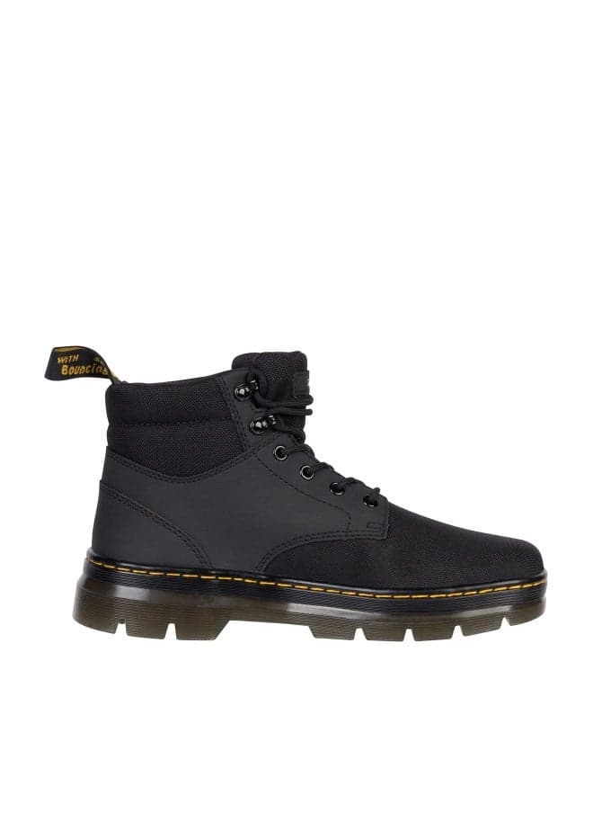 Dr. Martens Unisex Rakim Fashion Boot, Black Extra Tough 50/50+ajax, 4 US Men