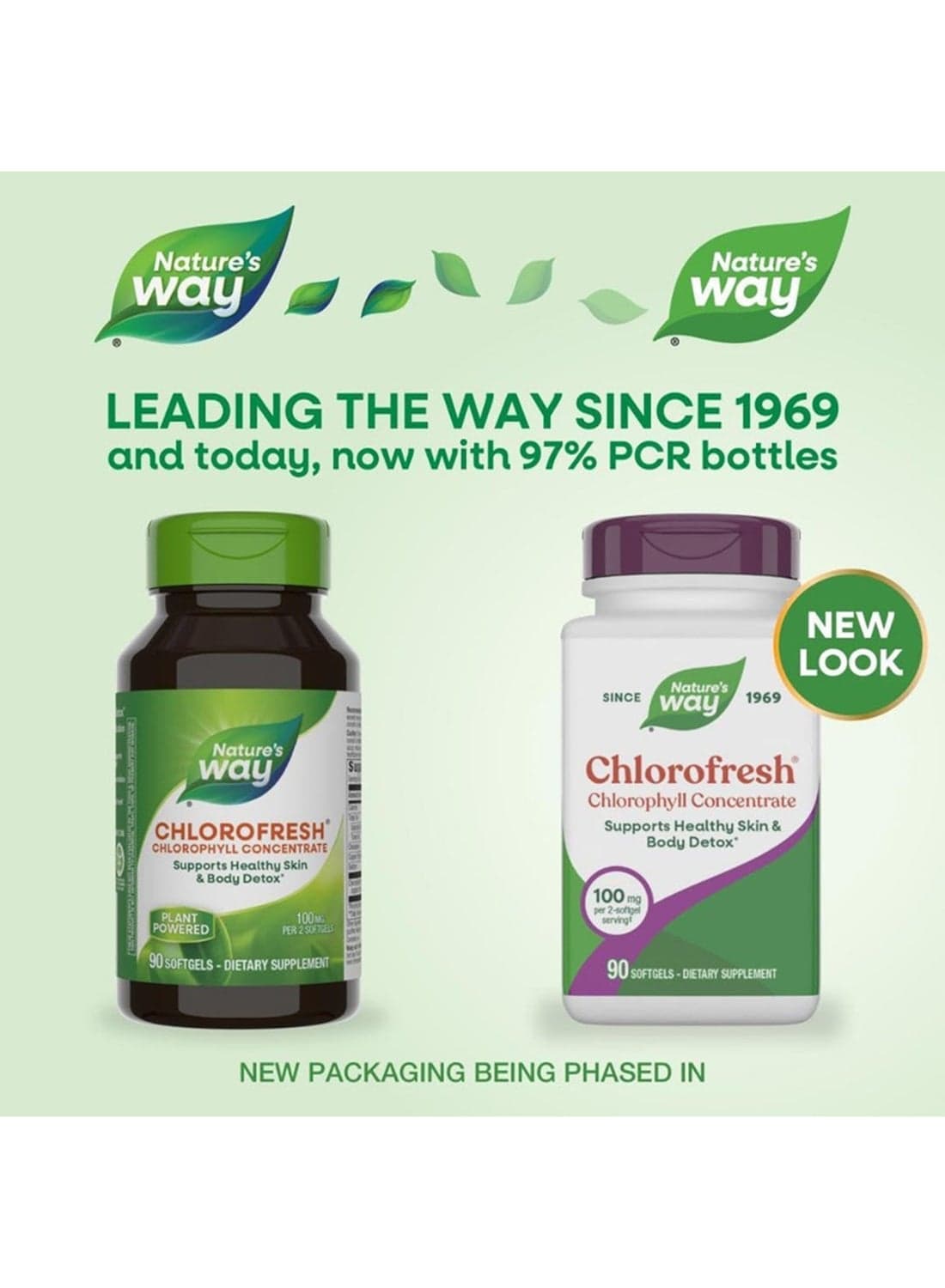 Chlorofresh Chlorophyll Concentrate 90 Softgels Packaging May Vary
