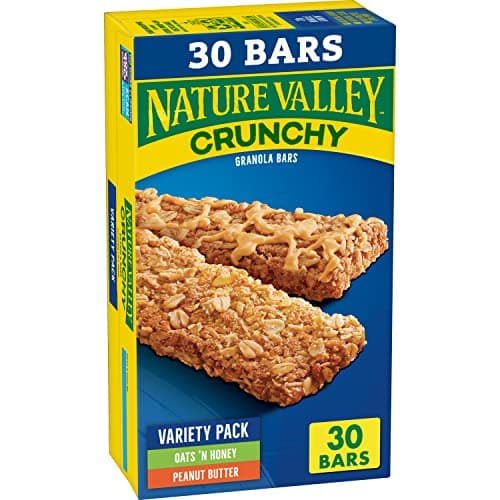 Nature Valley Crunchy Granola Bars, Variety Pack, 30 Bars, 22.35 OZ (15 Pouches)