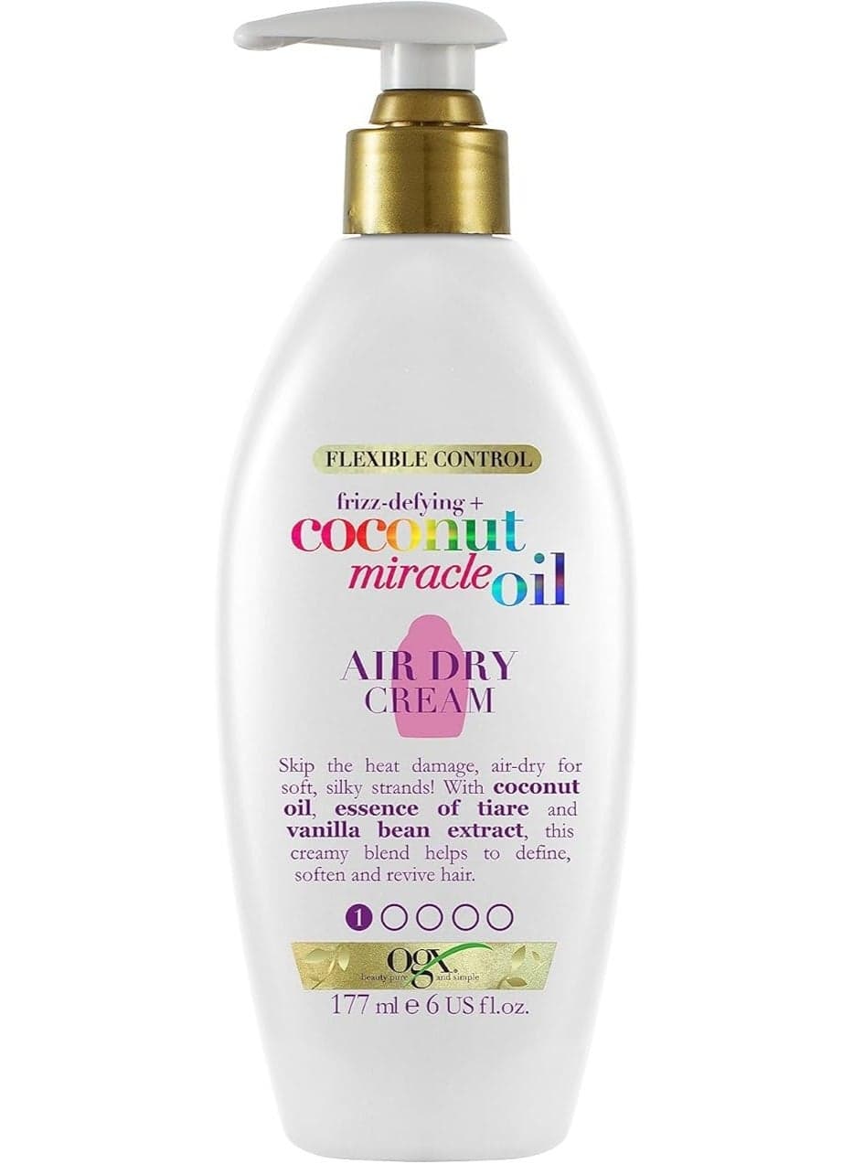 OGX Coconut Miracle Oil Leave Air-Dry Hair Cream, 177ml