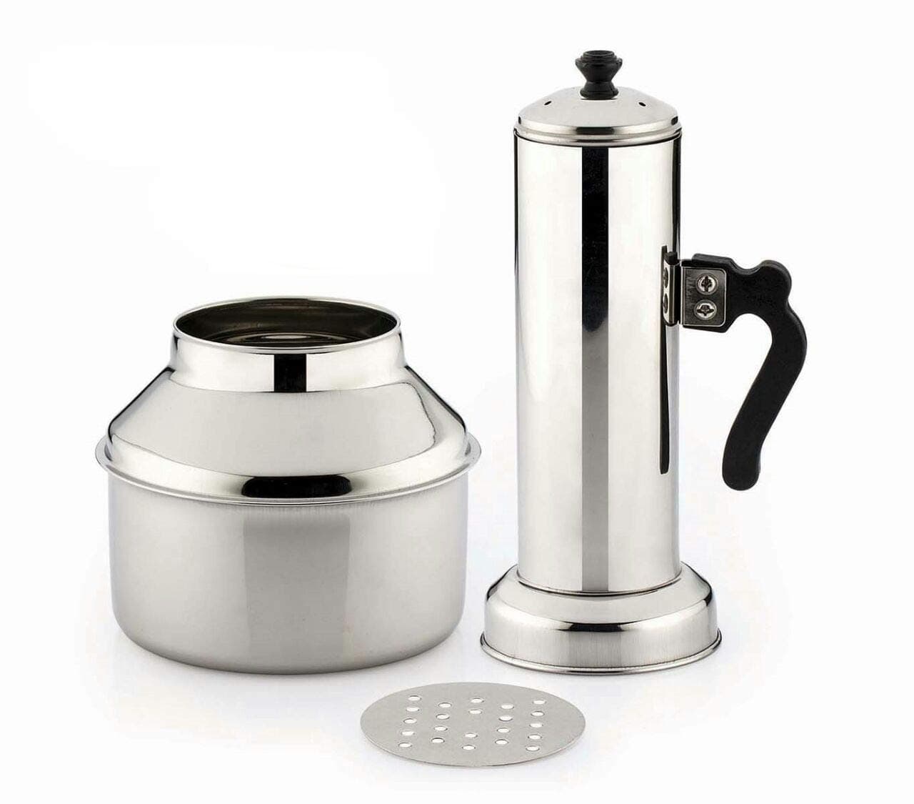 Luxuria Stainless Steel Premium deepan Puttu Kodam Puttu Maker (SMALL)