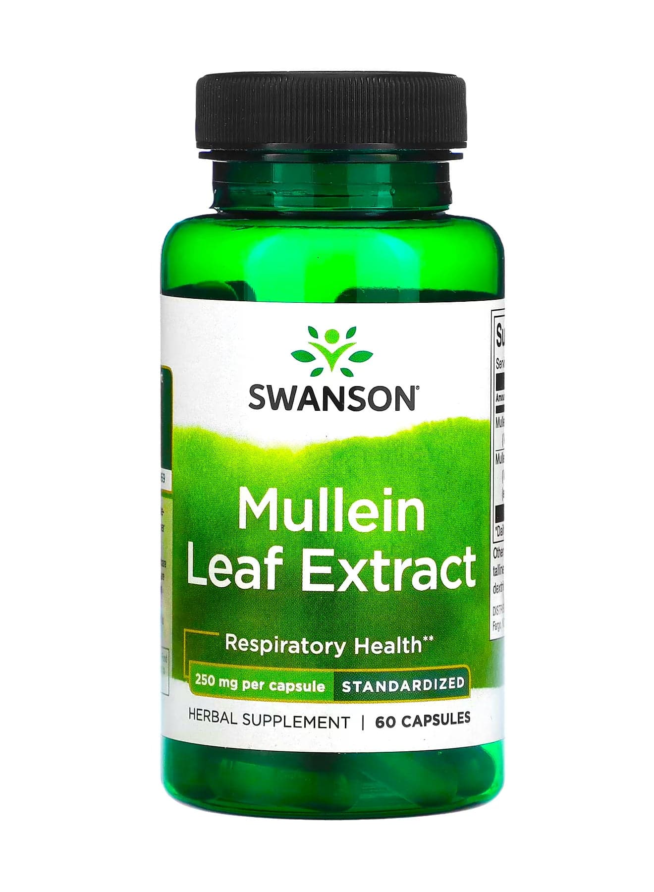 Mullein Leaf Extract, 250 mg, 60 Capsules
