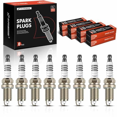 APremium Iridium Platinum Spark Plugs Pack of 8 Compatible with Jeep Grand Cherokee Commander Dodge Ram 1500 2500 3500 Durango Dakota B1500 B2500 B3500 BMW X5 550i 750i