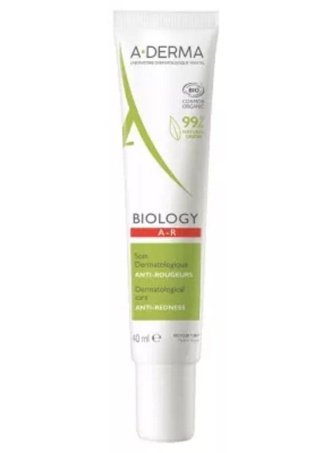 A-DERMA Biology A-R Dermatological Care Anti-Redness Organic 40ml