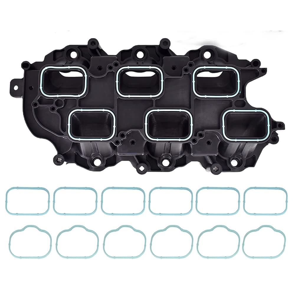 Lower Intake Manifold with Gasket Kit Fits for Jeep Grand Cherokee Wrangler Dodge Journey Grand Caravan Durango Charger Challenger Dodge Avenger Chrysler Town Country RAM 05184199AF 5184199AF