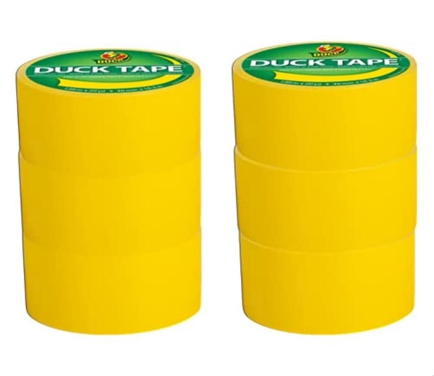 Duck Color Duct Tape 6Roll Yellow 1304966_C