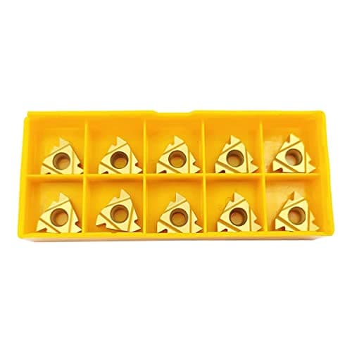 10PCS 16ER AG60 / 16IR AG60 CNC Lathe Indexable Threading Carbide Turning Insert Blade (16IR AG60)