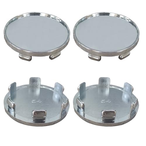 4PCS Wheel Center Cap Snapin Plastic Rim Center Hub Caps Cover 212 54mm Outer Diameter 185 47mm Inner Diameter Car Accessories for Car Truck SUV Silver