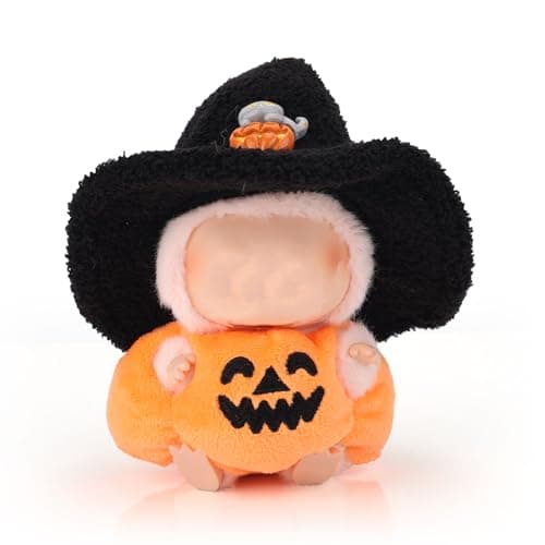 Clothes for 17cm Doll Hat and Halloween Pumpkin Clothes Stylish Outfit Set Accessories No Doll
