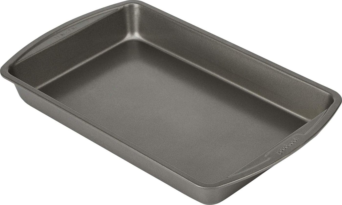 GoodCook Everyday Nonstick Steel Oblong Pan 7 x 11 Gray