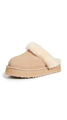 UGG Women's DISQUETTE Slipper, Sand, 10