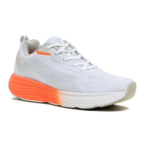 Campus Men's VETRO WHT/F.ORG Running Shoes - 9UK/India 1 Pair