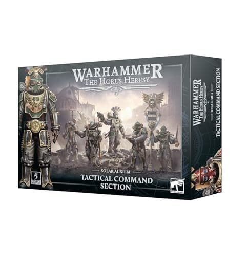 Warhammer Games Workshop Horus Heresy Solar Auxilia Tactical Command Section