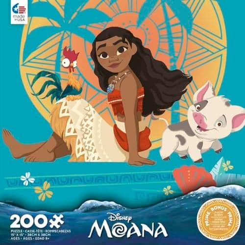 Ceaco Disney Moana and Friends 200 Piece Jigsaw Puzzle