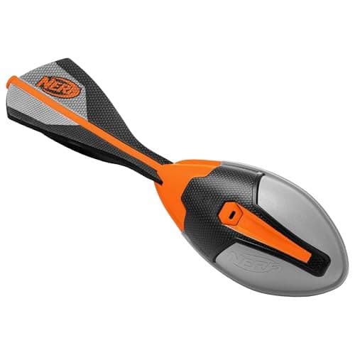 NERF Vortex Ultimate Grip Foam Football - NERF Soft Vortex Football for Long-Distance Throws - All-Weather Perfect for Pool + Beach - Kids Ultimate Grip Whistle Foam Ball