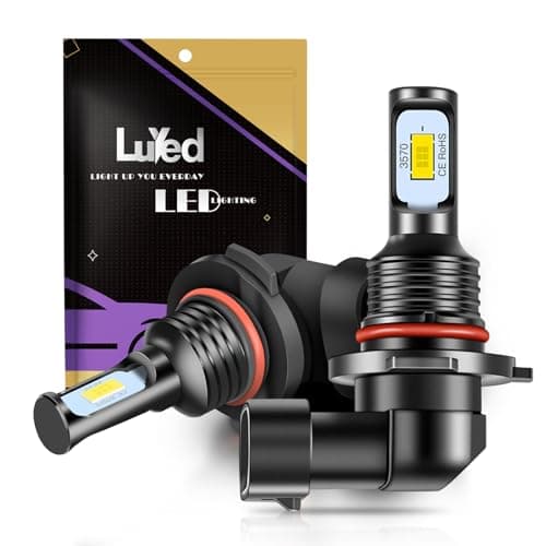 LUYED H10 9145 LED Fog Light Bulbs, Xenon White Extremely Bright 9140 9045 Led Fog Lights Bulbs,Plug and Play, Pack of 2