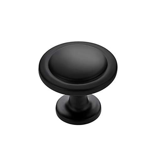 Ravinte 55 Pack 1-1/4 Inch Kitchen Cabinet Knobs Matte Black Zinc Pulls Door Handles for Dresser Drawers