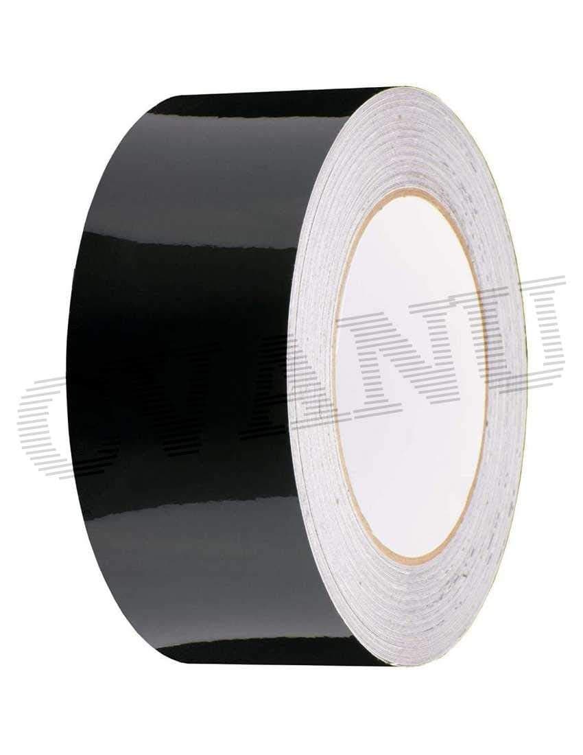 CVANU Black Gloss Self- Adhesive Vinyl Tape Roll (Size 2inch X 50Feet)