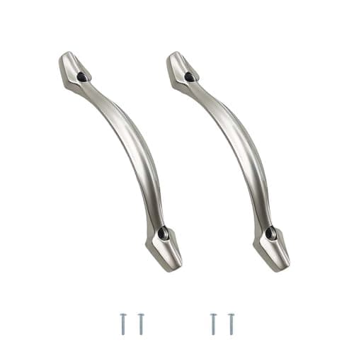 VOLO Chrome Finish Door and Window Handle for Home, Kitchen, and Office Doors - Cabinet/Window Handle for Modern Interiors (Model: Run 52) (2, 96MM (4 Inch))