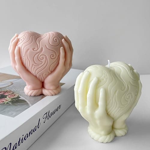 Valentine Heart Silicone Mold Resin Casting Candle Making Home Decor 3D Animal Molds