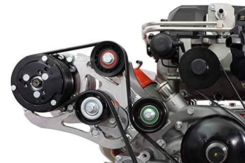 ICT Billet LSA Supercharger High Mount AC Sanden 508 709 Compressor Bracket Kit CTSV ZL1 6Rib Heavy Duty Billet Aluminum Universal Air Conditioner Truck Spacing LS3 LM7 LS 5511353508