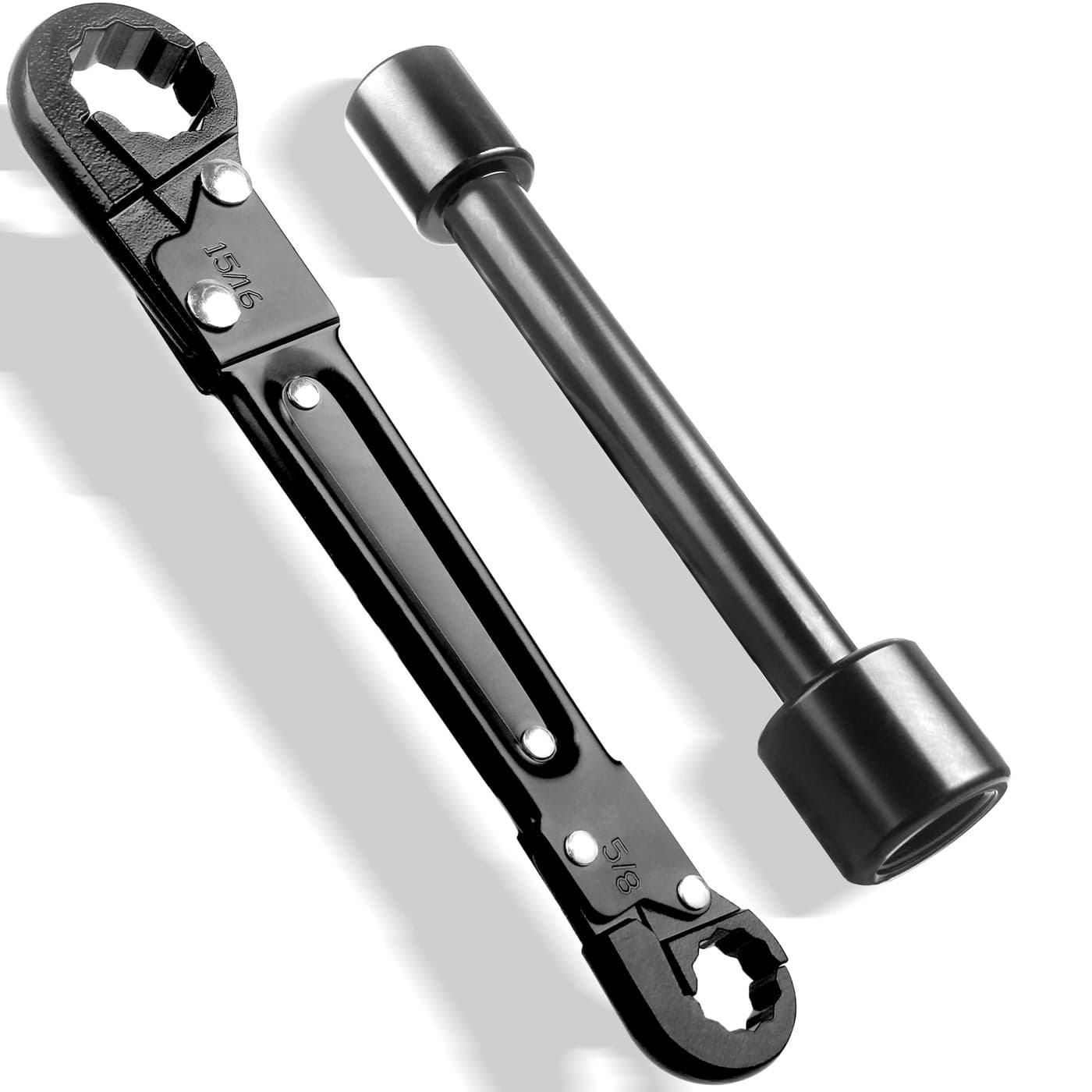 Plumbing Tools Angle Stop Wrench Kit Plumbing Wrench New Compression Angle Stop and Removing the Compression Ring Professional Plumbing Toolset For Easy Angle Stop And Supply Nut Installation