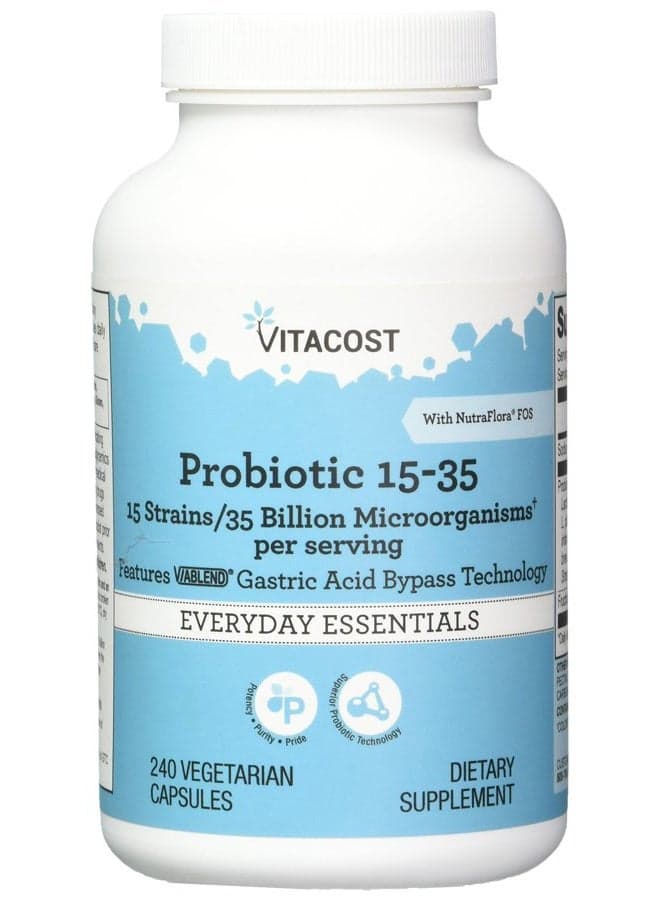 Vitacost Probiotic 15 - 35 Billion 240 Capsules