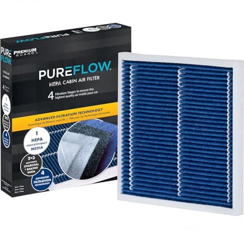 PureFlow HEPA Cabin Air Filter PC5876HX | Fits 2007-2014 Ford Edge, 2008-2015 Mazda CX-9, 2011-2015 Lincoln MKX, 2008-2009 MKZ, 2009 MKS