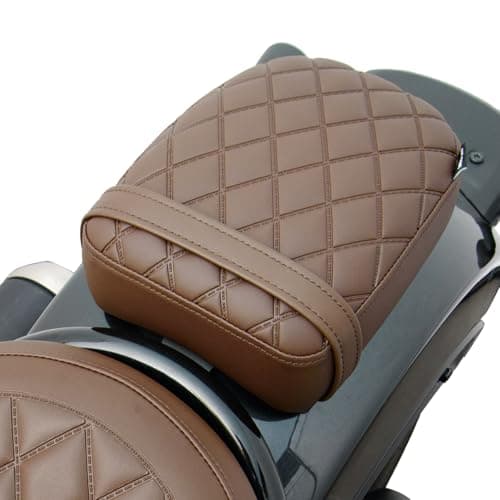 Motorcycle Rear Passenger Seat Cushion Cover for Honda Rebel 1100 CMX1100 CM1100 CMX CM 2021 2022 2023 2024 2025 Pillion Seat Pad Set (Tail Brown)