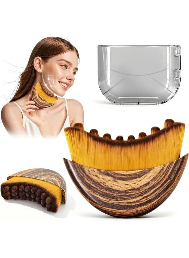 New Lymphatic Contour Face Brush, Lymphatic Drainage Massager for Face,Ergonomically Designed to Fit The Skin Precisely and Relieve Fatigue
