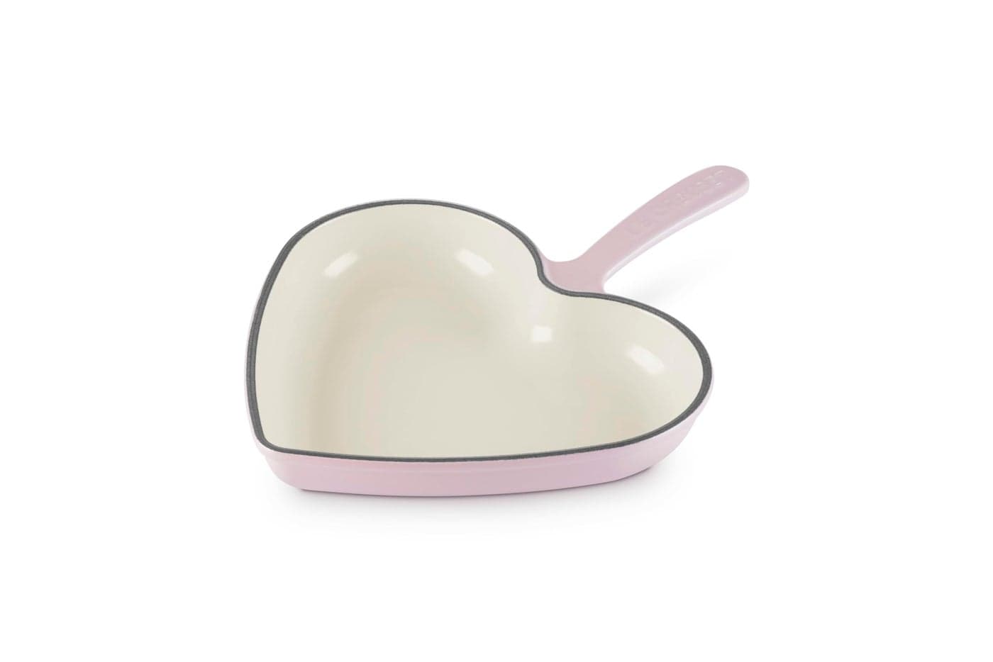 Le Creuset Enameled Cast Iron Traditional Heart Skillet, 10.25", Chiffon Pink