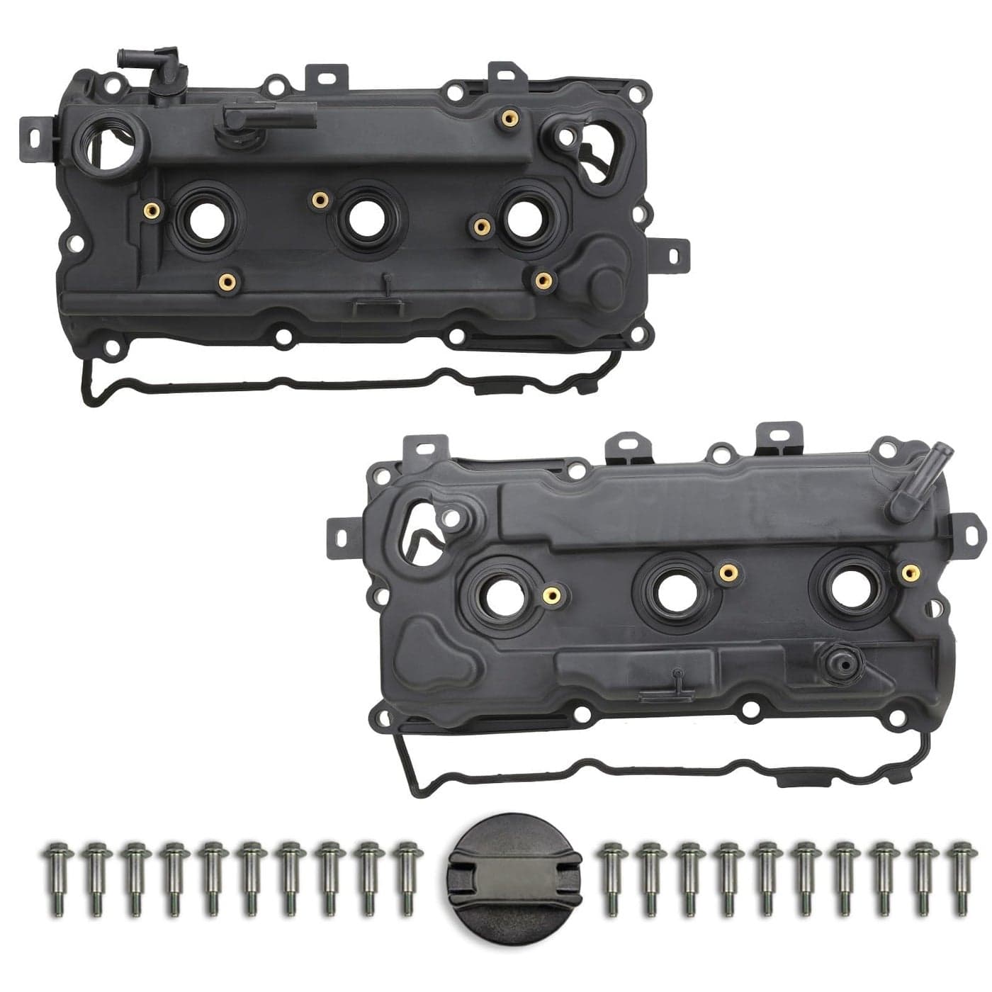 Valve Cover Set Compatible with Altima Murano Pathfinder Quest QX60 JX35 20072015 35L V6 Replace 13264JN01A 13264JN11B