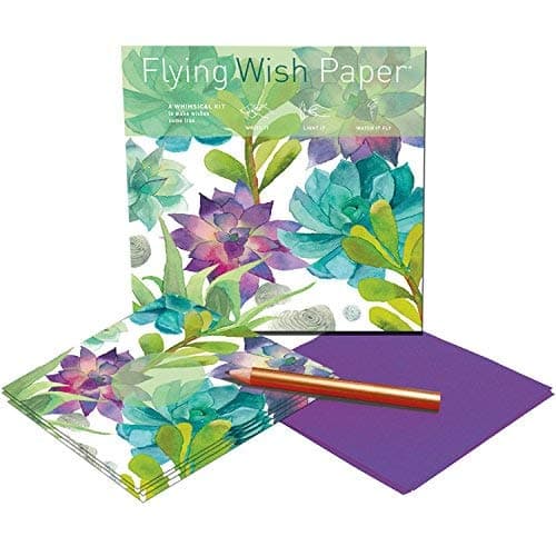 Flying Wish Paper "Trendy! Succulent Design - Cactus Garden - 5" x 5" - Mini Kits